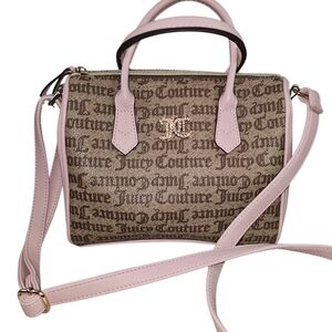 Juicy Couture Y2K Chestnut Chino Small Zippered Crossbody Satchel